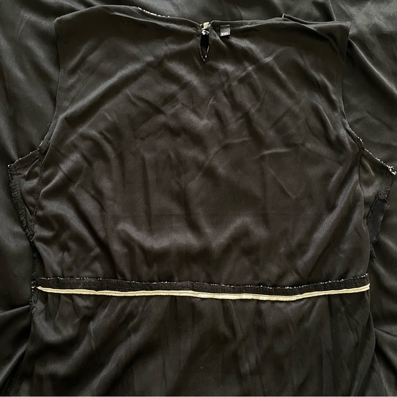 Mesh MIDI dress. Black dress. - Picture 15 of 16